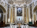 Interior of the Church of St. Joseph dei Vecchi in Naples, where the grave of Father Ruotolo