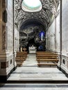 Interior of the Church of St. Joseph dei Vecchi in Naples, where the grave of Father Ruotolo