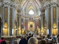 2023: Interior of the Church of St. Joseph dei Vecchi in Naples, where the grave of Father Ruotolo