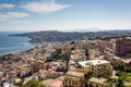 Naples, Italy. View of the Posillipo peninsula Royalty Free Stock Photo