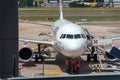 Volotea plane in Capodichino airport