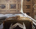 Baroque pulpit in San Januarius in Naples