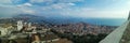 Naples landscape observed from the Sant\'Elmo castle