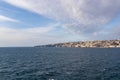 Naples - Panoramic view from Castel dell Ovo on Posillipo city of Naples, Italy, Europe Royalty Free Stock Photo