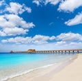 Naples Pier and beach in florida USA Royalty Free Stock Photo