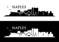 Naples skyline - Italy - vector illustration