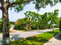 Naples, USA - May 8, 2018: Beautiful house at the beach of Naples, Florida USA Royalty Free Stock Photo