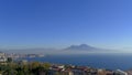 Naples and Vesuvius from Posillipo Royalty Free Stock Photo