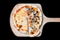 Napole pizza and Cheese pizza Royalty Free Stock Photo