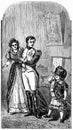 Napoleon Bonaparte, his wife Josephine and son Charles Royalty Free Stock Photo