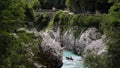 Napoleon bridge over Soca river, Slovenia