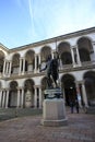 Napoleon Statue and some people around Royalty Free Stock Photo