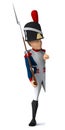 Napoleonic grenadier Royalty Free Stock Photo