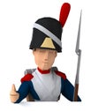 Napoleonic grenadier