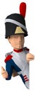 Napoleonic grenadier Royalty Free Stock Photo