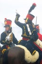 Napoleonic war soldiers - reenactors