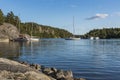 Napoleons bay natural harbor Stockholm archipelago