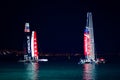 Napoli America's Cup 2012 at night