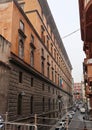 Napoli - Archivio di Stato da Via Arte della Lana Royalty Free Stock Photo