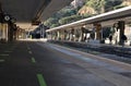 Napoli - Binari della stazione ferroviaria Mergellina