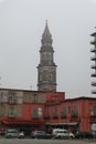 Napoli - Campanile del Santuario del Carmine da Piazza Mercato