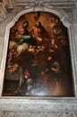 Napoli - Dipinto di Antonio Altobello nella Cappella Pironte in Santa Maria La Nova