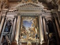 Napoli - Dipinto di San Gennaro sull`altare destro della Cappella del Tesoro