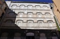 Napoli - Facciata del Liceo Artistico Statale in Largo dei SS. Apostoli Royalty Free Stock Photo