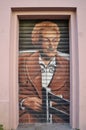 Napoli Ã¢â¬â Graffito di Eduardo De Filippo al Teatro San Ferdinando