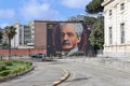 Napoli - Murale di Jorit all`Ospedale Cardarelli