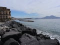 Napoli - Panorama dalla scogliera del Lido delle Monache