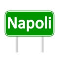 Napoli road sign.