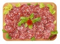 Napoli salami Royalty Free Stock Photo