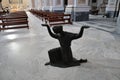 Napoli - Scultura nella Basilica di San Giovanni Maggiore