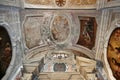 Napoli - Volta affrescata da Onofrio De Lione della Cappella Pironte in Santa Maria La Nova