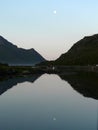 Napp i Lofoten mirroring Royalty Free Stock Photo