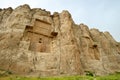 Naqsh-e Rustam, an ancient necropolis in Iran. Royalty Free Stock Photo