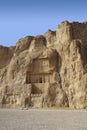 Naqsh-e Rustam Persian ancient necropolis Persepolis in Fars Province Iran ancient Iranian rock relief