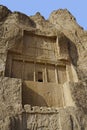 Naqsh-e Rustam Persian ancient necropolis Persepolis in Fars Province Iran ancient Iranian rock relief