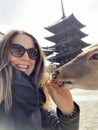 Nara Deer Park close to Kyoto and Osaka, Japan