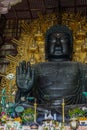 Great Buddha Daibutsu in Todaiji Pagoda Royalty Free Stock Photo