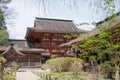 Yoshino Mikumari Shrine in Yoshino, Nara, Japan. It is part of UNESCO World Heritage Site - Sacred Royalty Free Stock Photo