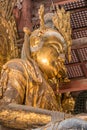 Akashagarbha or Kokuzo Bosatsu statue (Bodhisattva of Wisdom and Memory) at Daibutsu-den (Great Buddha Hall) in Todai-ji Temple Royalty Free Stock Photo