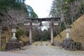 Yoshino Shrine in Yoshino, Nara, Japan. The Shrine was originally built in 1892