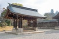 Yoshino Shrine in Yoshino, Nara, Japan. The Shrine was originally built in 1892 Royalty Free Stock Photo