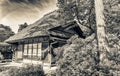 Nara, Japan - Isuien Garden. Japanese style garden Royalty Free Stock Photo