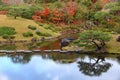 Nara, Japan - Japanese garden Royalty Free Stock Photo