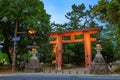 Torii gate, entrance to Kasuga Taisha Shrine, Nara, Japan Royalty Free Stock Photo