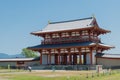 The Suzaku Gate at Nara Palace Site Heijo-kyo in Nara, Japan. It is part of UNESCO World Heritage Royalty Free Stock Photo