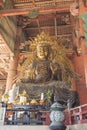 NARA, JAPAN - MAY 11: The Great Buddha in Todai-ji temple onMay Royalty Free Stock Photo